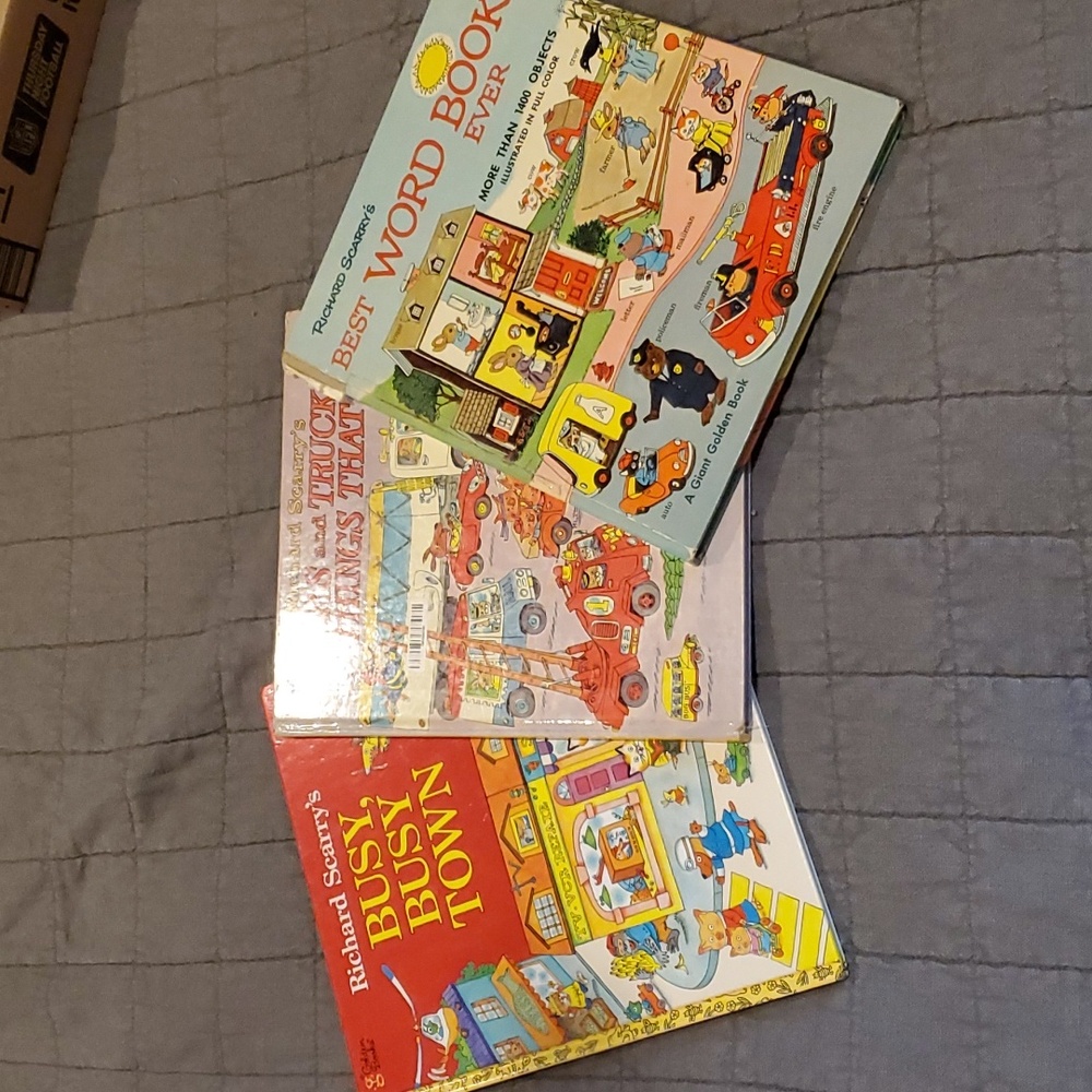 Vintage richard scarry hardcover books